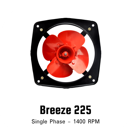 Breeze 225 Single Phase 1400 RPM