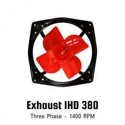 Exhaust IHD 380 (Three Phase 1400 RPM)