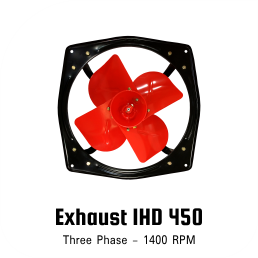 Exhaust IHD 450 (Three Phase 1400 RPM)