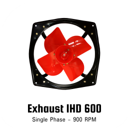 Exhaust IHD 600 (Single Phase 900 RPM)